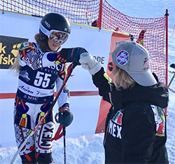 Lyndsay Strange '09 is coaching Team Mexico in the Winter Olympics