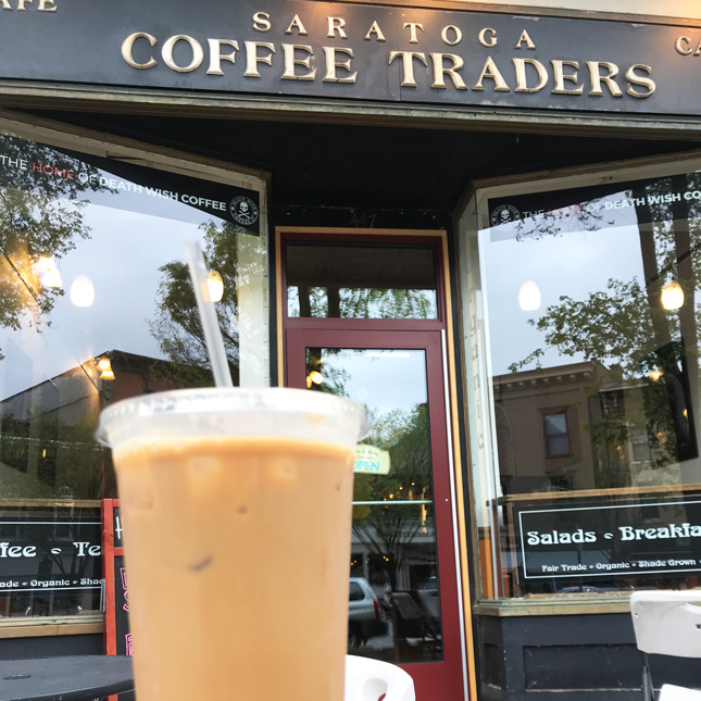 Saratoga coffee traders coffee cup