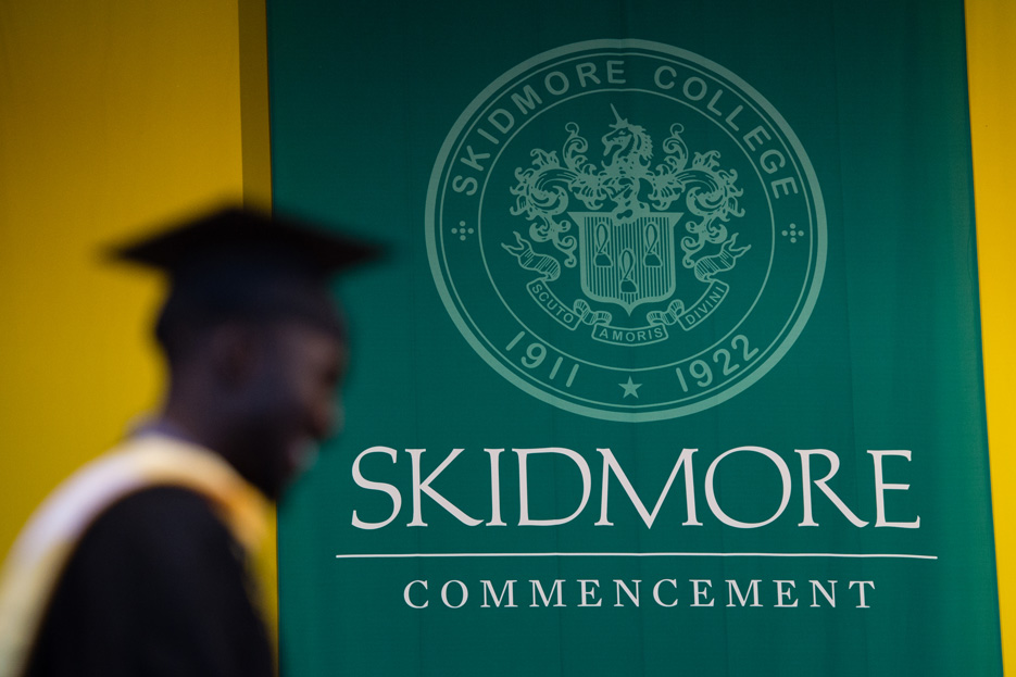 Skidmore College Commencement banner