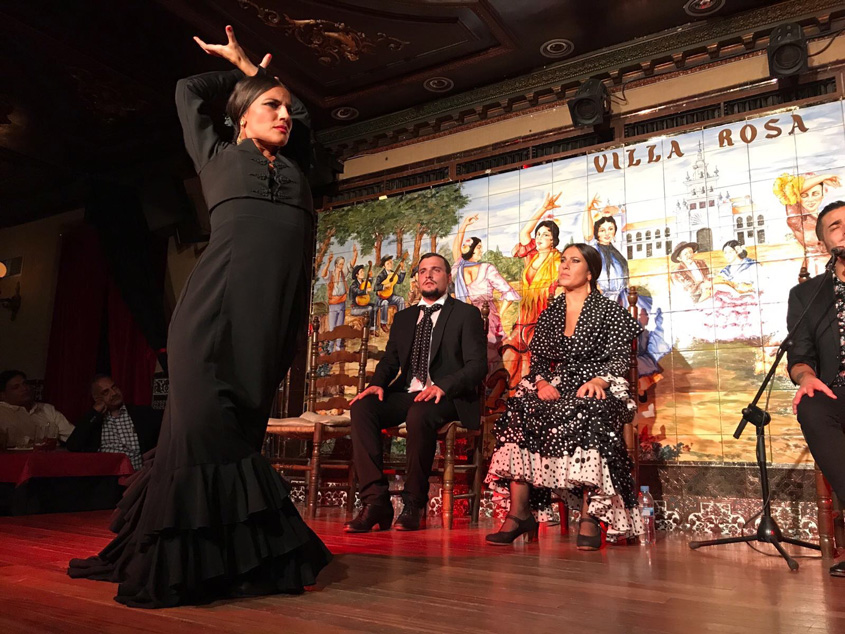 La baila de Flamenco
