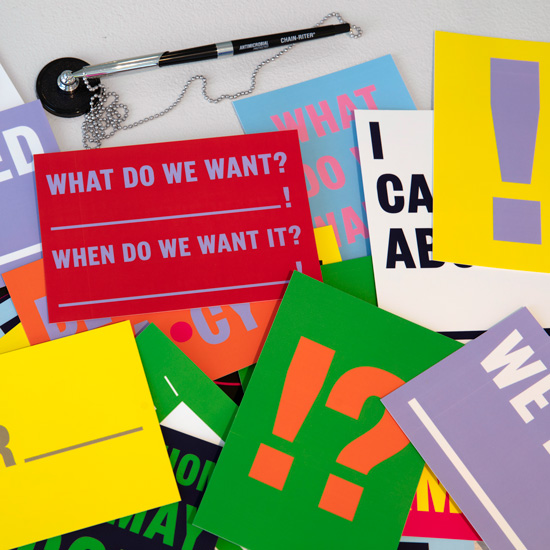 Postcards+from+the+%22Give+a+damn.%22+writing+project%2C+in+which+visitors+are+encouraged+to+contact+their+elected+representatives.