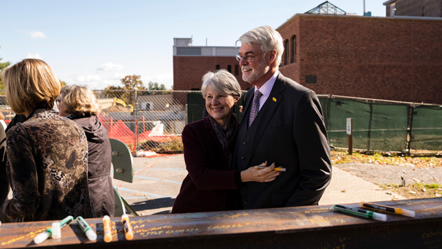 Groundbreaking of the Center for Integrated Sciences at Skidmore College