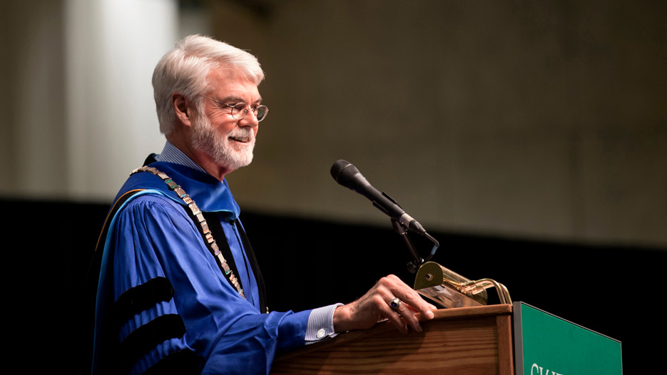 Skidmore College President Philip A. Glotzbach