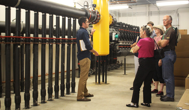 Skidmore College geothermal system