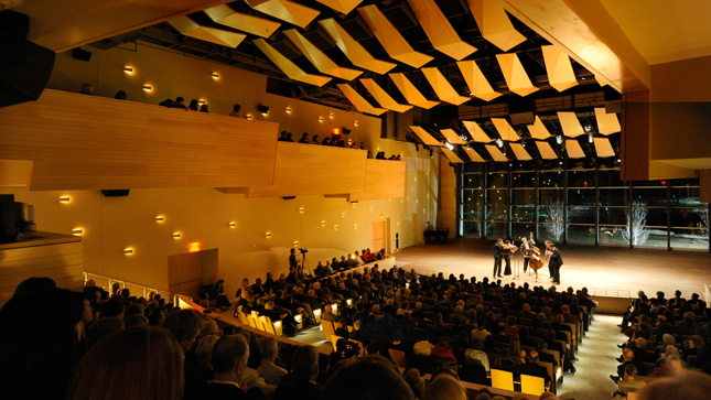 Zankel Music Center internal at Skidmore College