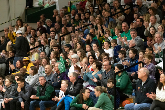 Skidmore crowd fills the stands at the Big Green Scream