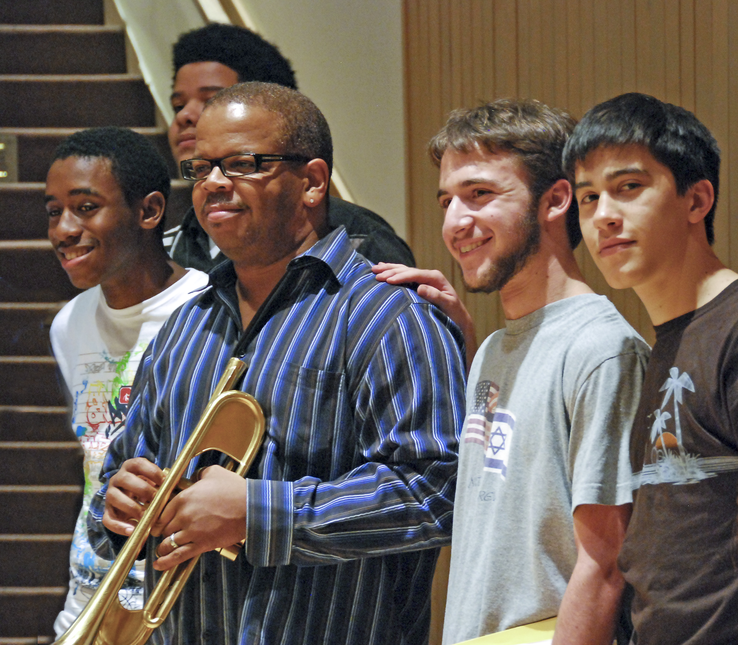 Terence Blanchard with students