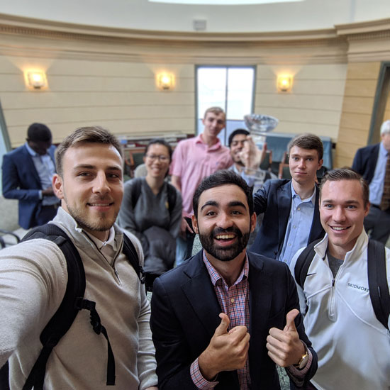 Investment+Club+members+give+thumbs+up+after+getting+Adirondack+Cup+trophy