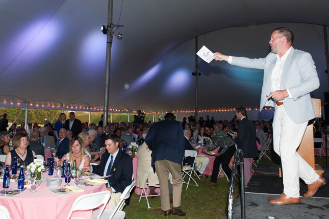 An auction at Polo by Twilight