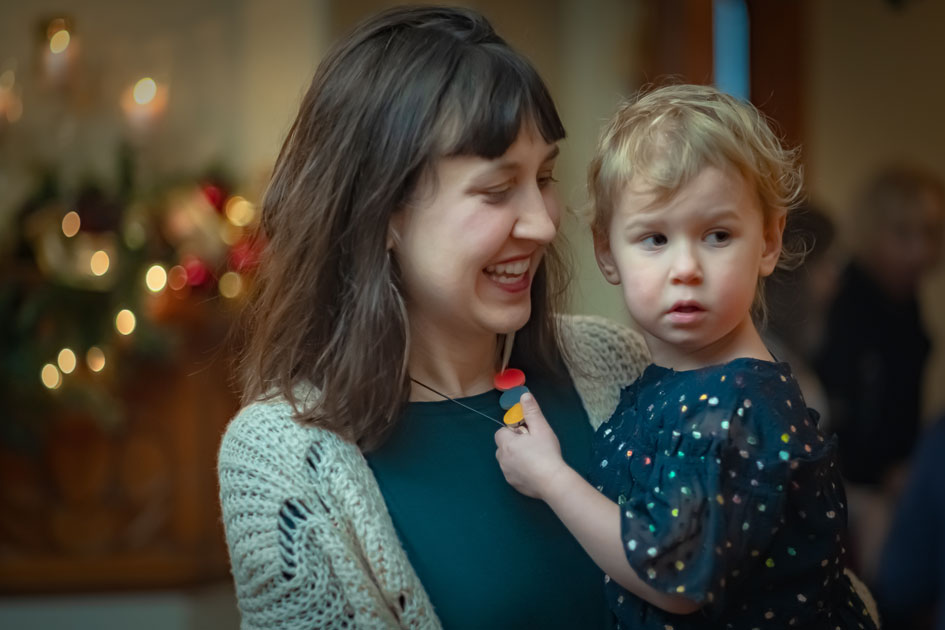 A Skidmore employee and her daughter