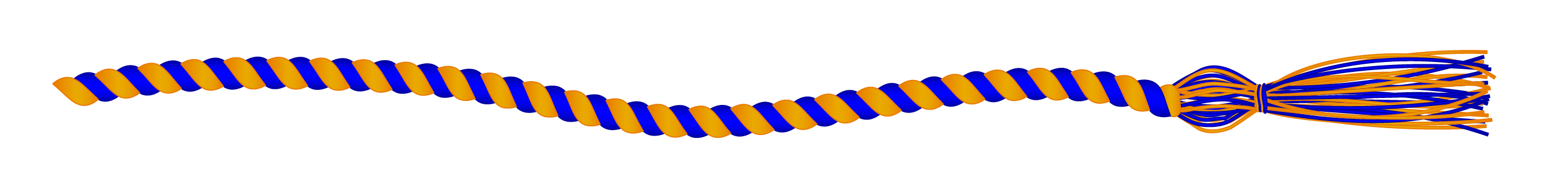 Blue and Orange cord