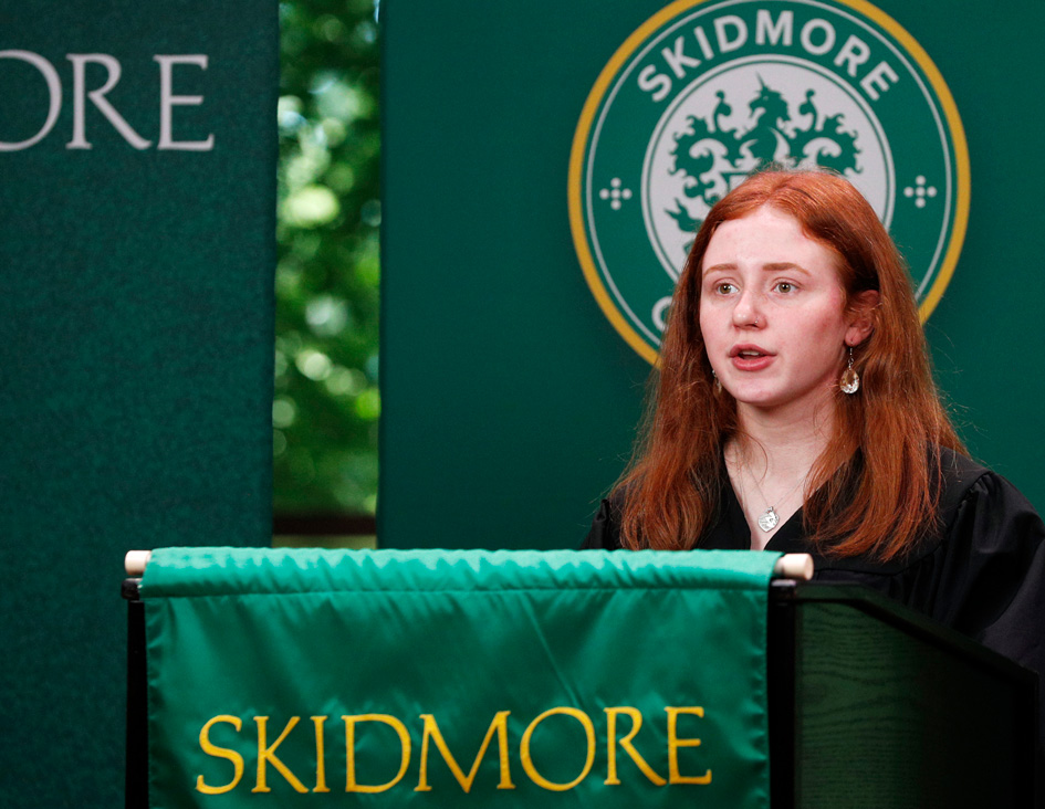 Skidmore Class of 2024 at virtual Convocation ceremony