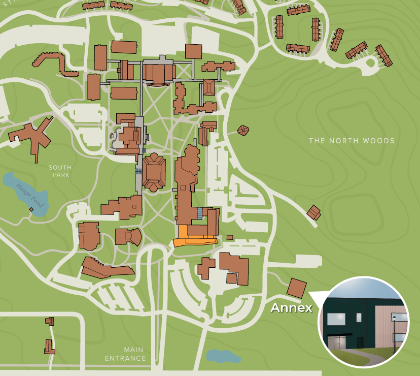 Campus Map with the new Annex building