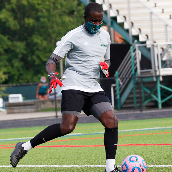 A+soccer+player+at+Skidmore