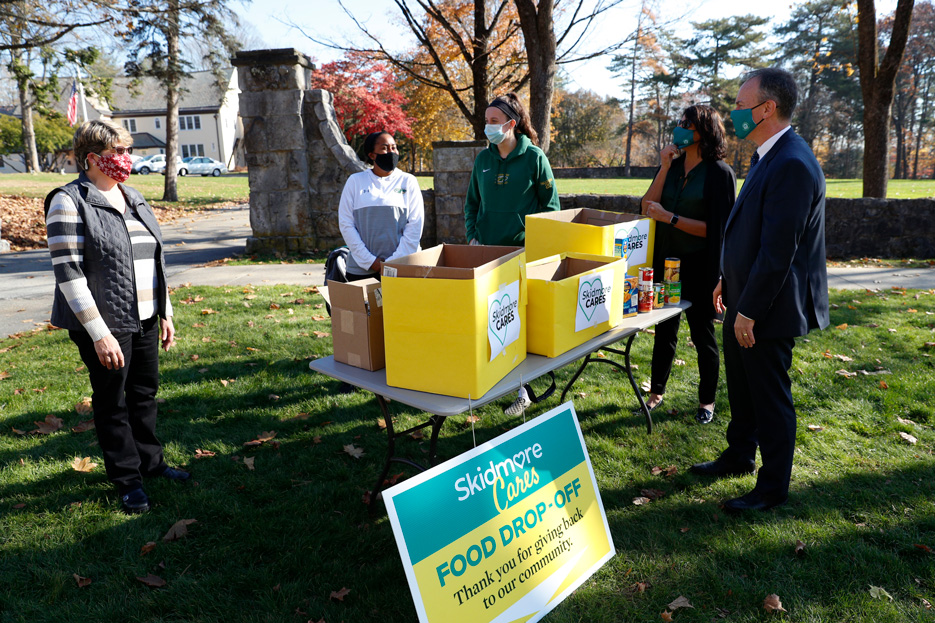 Skidmore Cares 2020 donation collection 