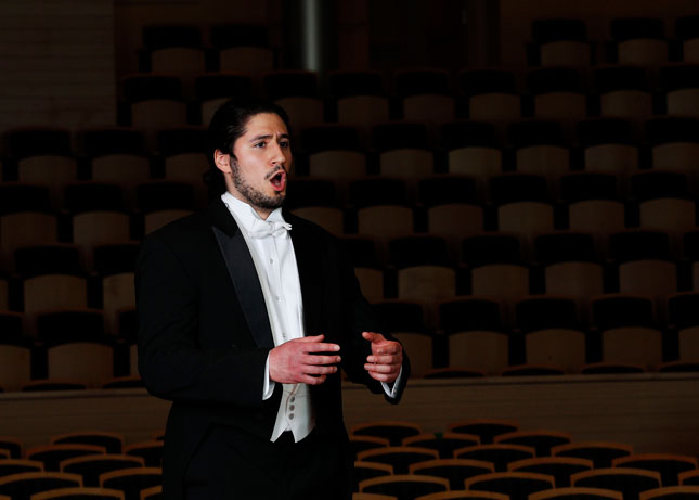 Atticus Rego performs opera