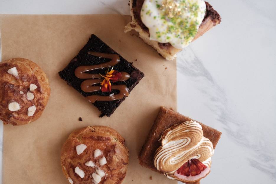 An assortment of pastries from Lagniappe Baking Co.