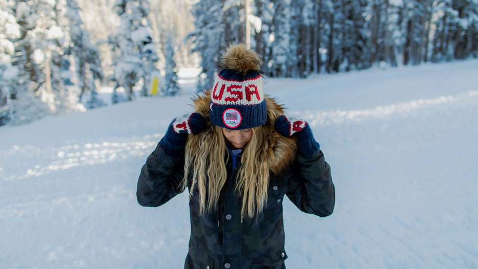 American snowboarder and gold and silver Olympic medalist Hannah Teter wears STIK for Team USA. Image provided.