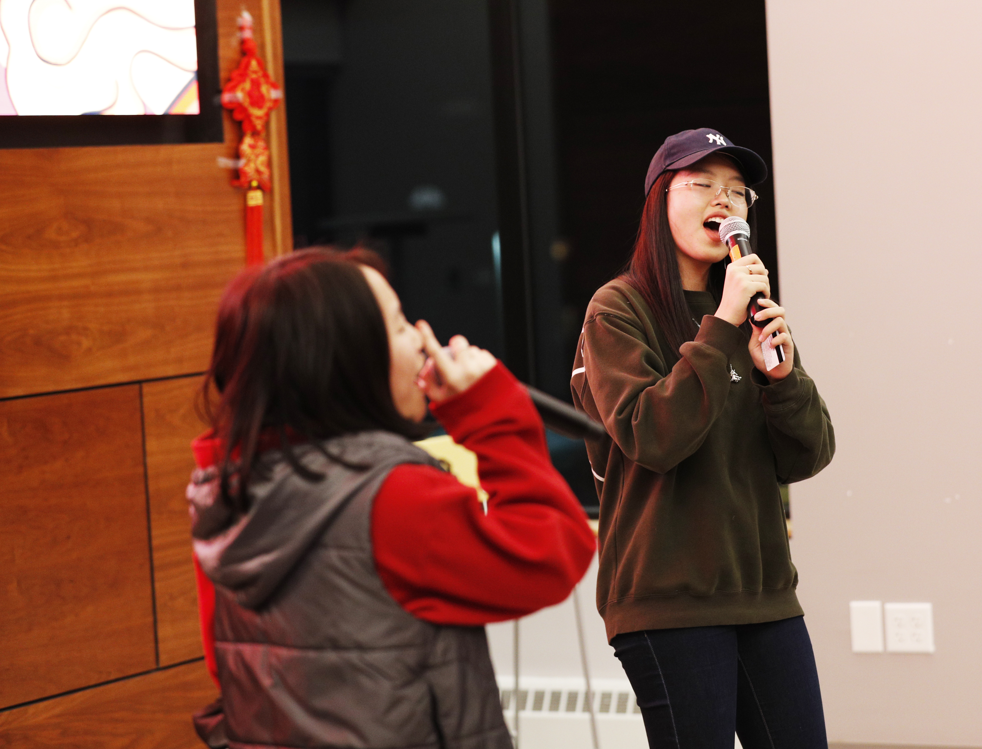   Students perform as part of Lunar New Year celebrations in The Center in late January.  