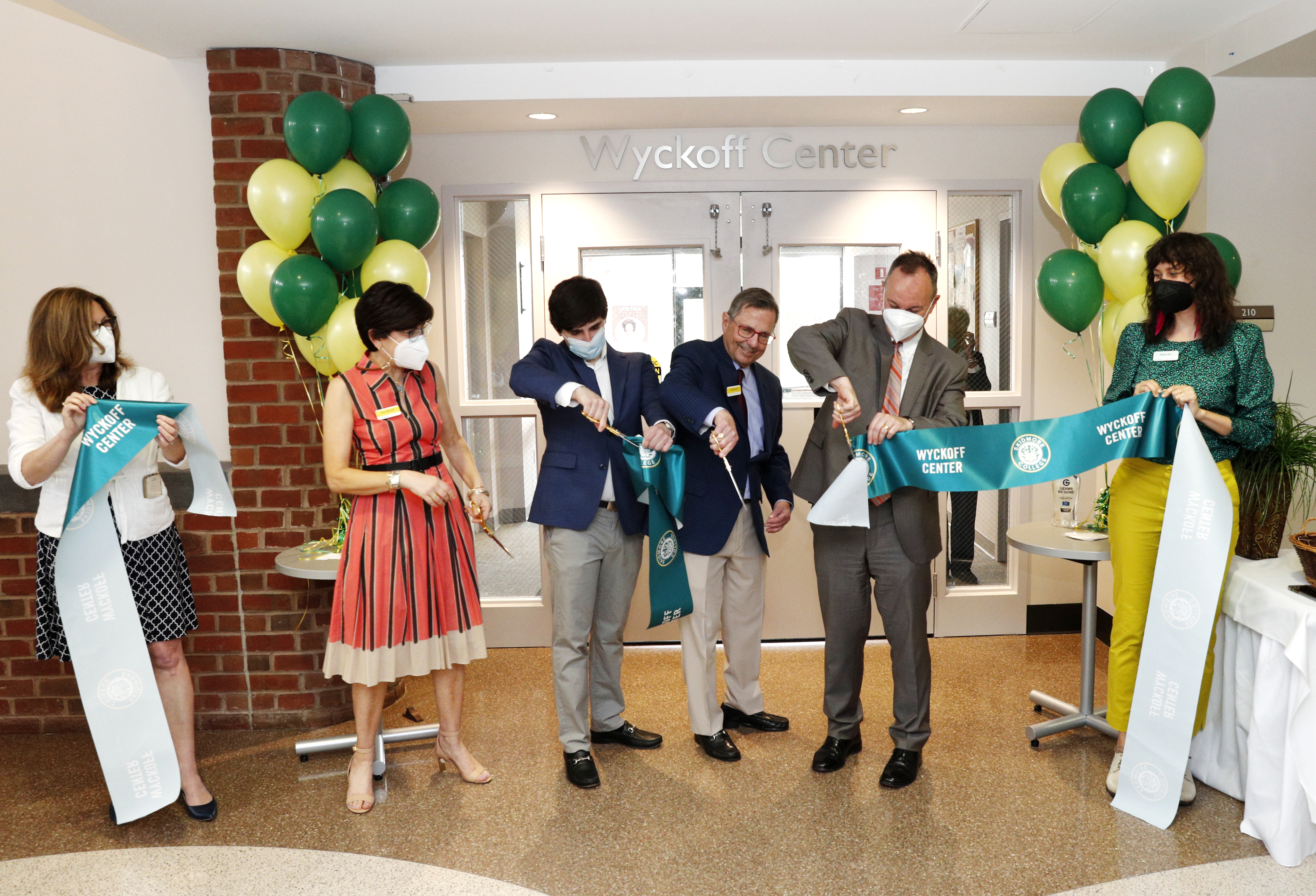 Wyckoff Center ribbon-cutting