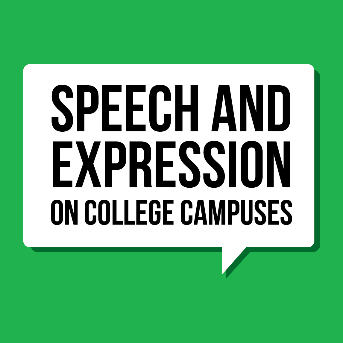 Speech and Expression on College Campuses Symposium logo