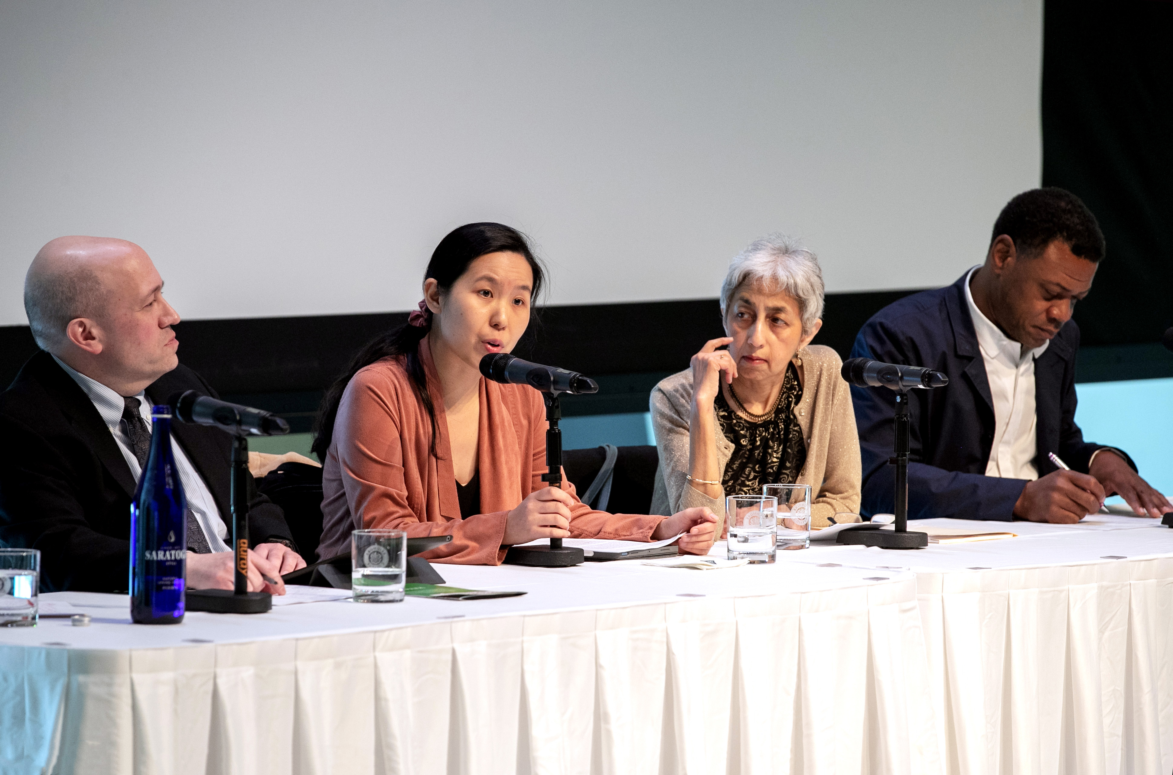 Skidmore faculty participate in the symposium.