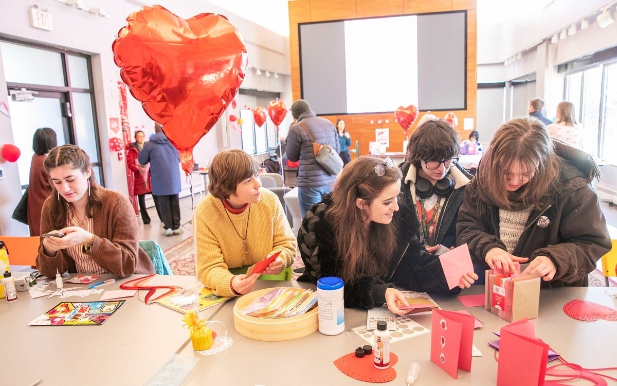 Students craft at Lovefest