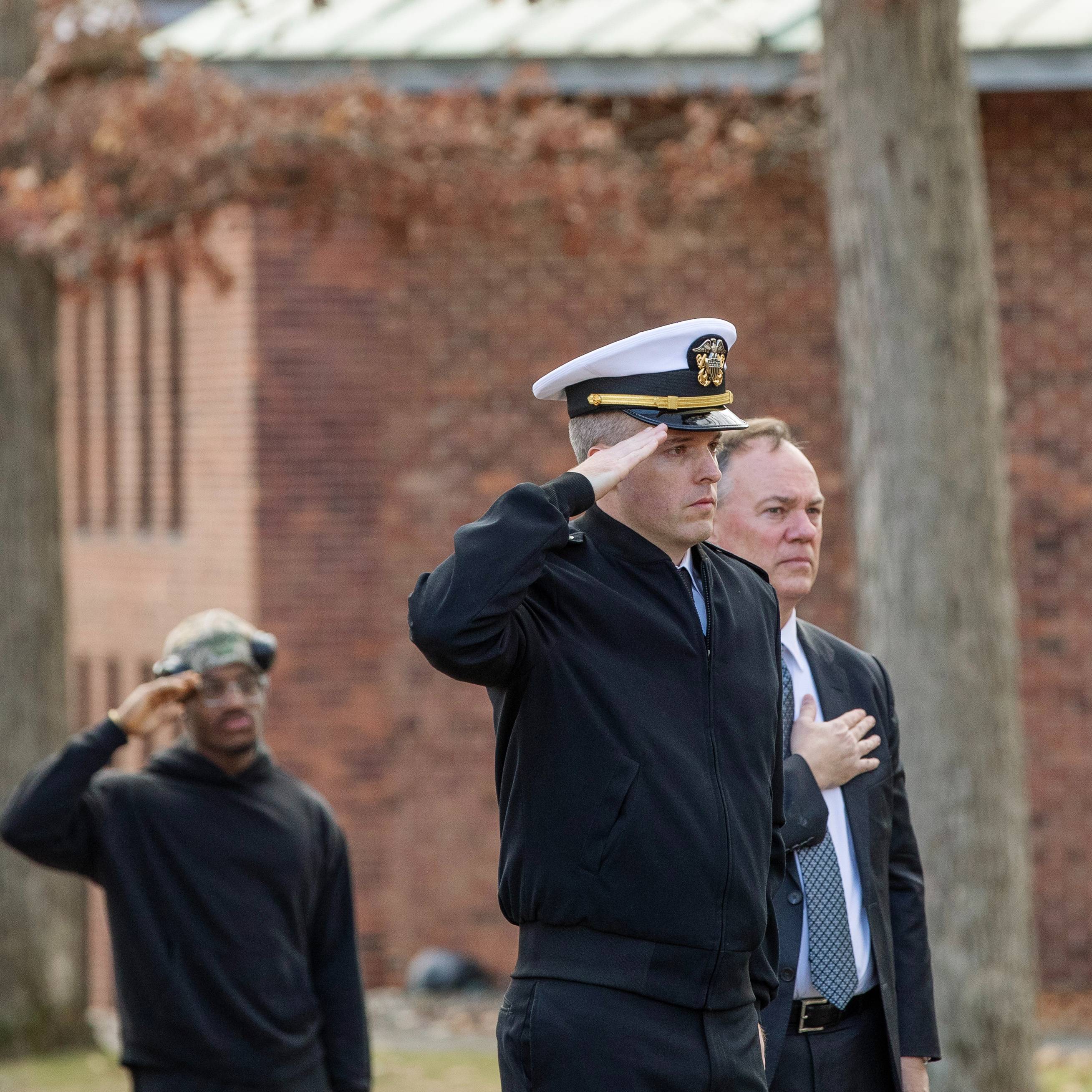Lt.+Cmdr.+Jules+Martowski+%E2%80%9910+saluting+