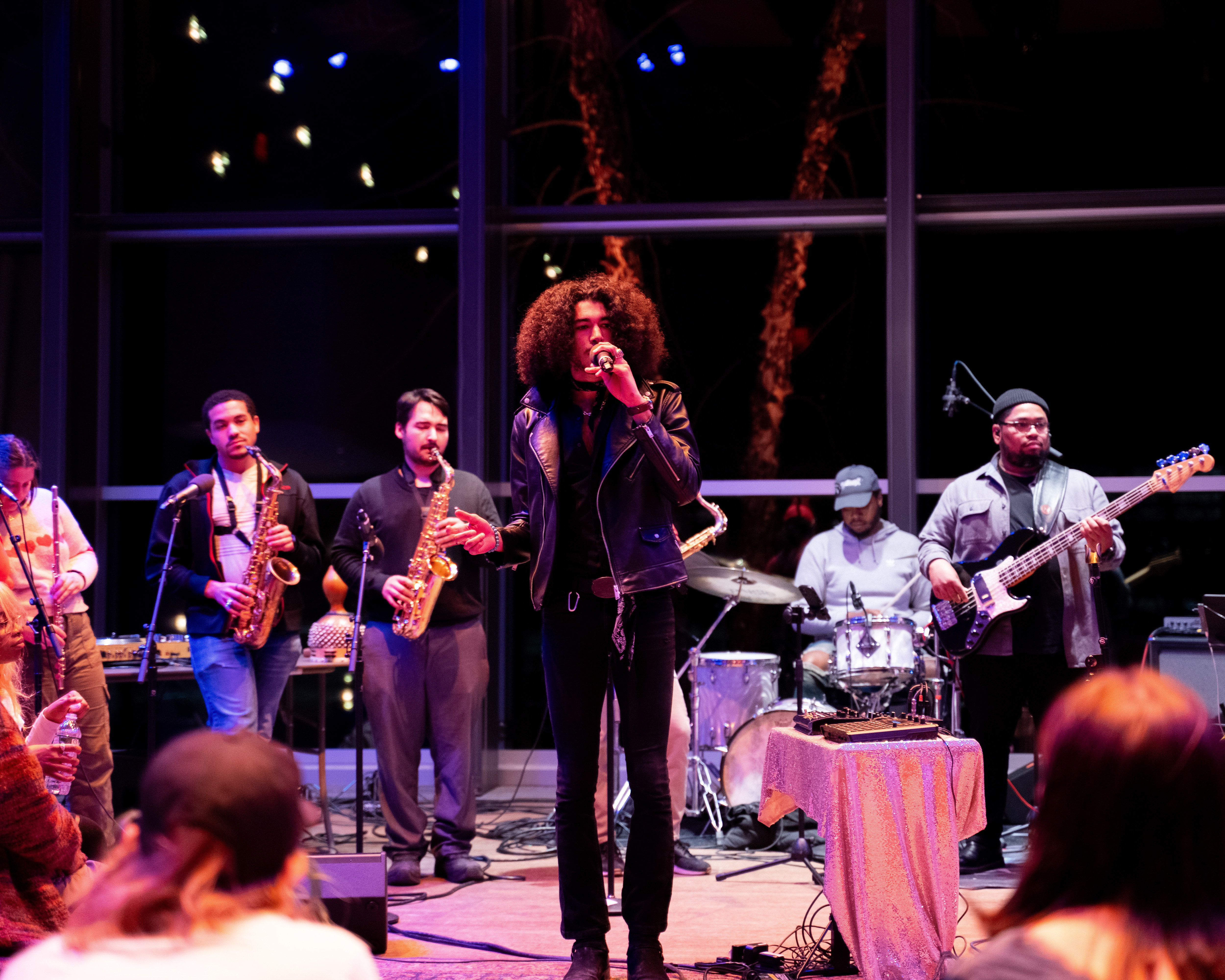 Students perform on stage at Zankel Music Center