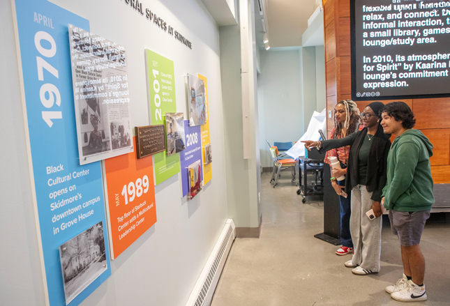 A Timeline of Cultural Spaces at Skidmore