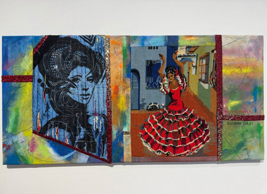 Claire Pupa '26 worked on an independent project to build the foundation of her brand, Claire Pupa Art. Here, some of her art is pictured.