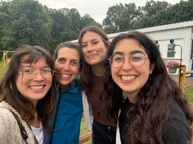 Sara Hastie '27 worked with a team to research intimate partner violence (IPV) and its broader impact on families and communities.