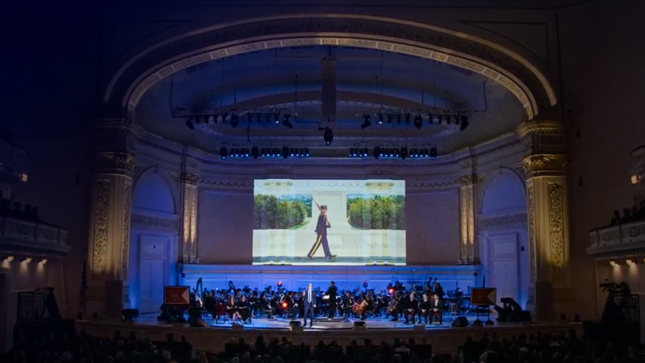 A scene from “American Heart in WWI: A Carnegie Hall Tribute,”
