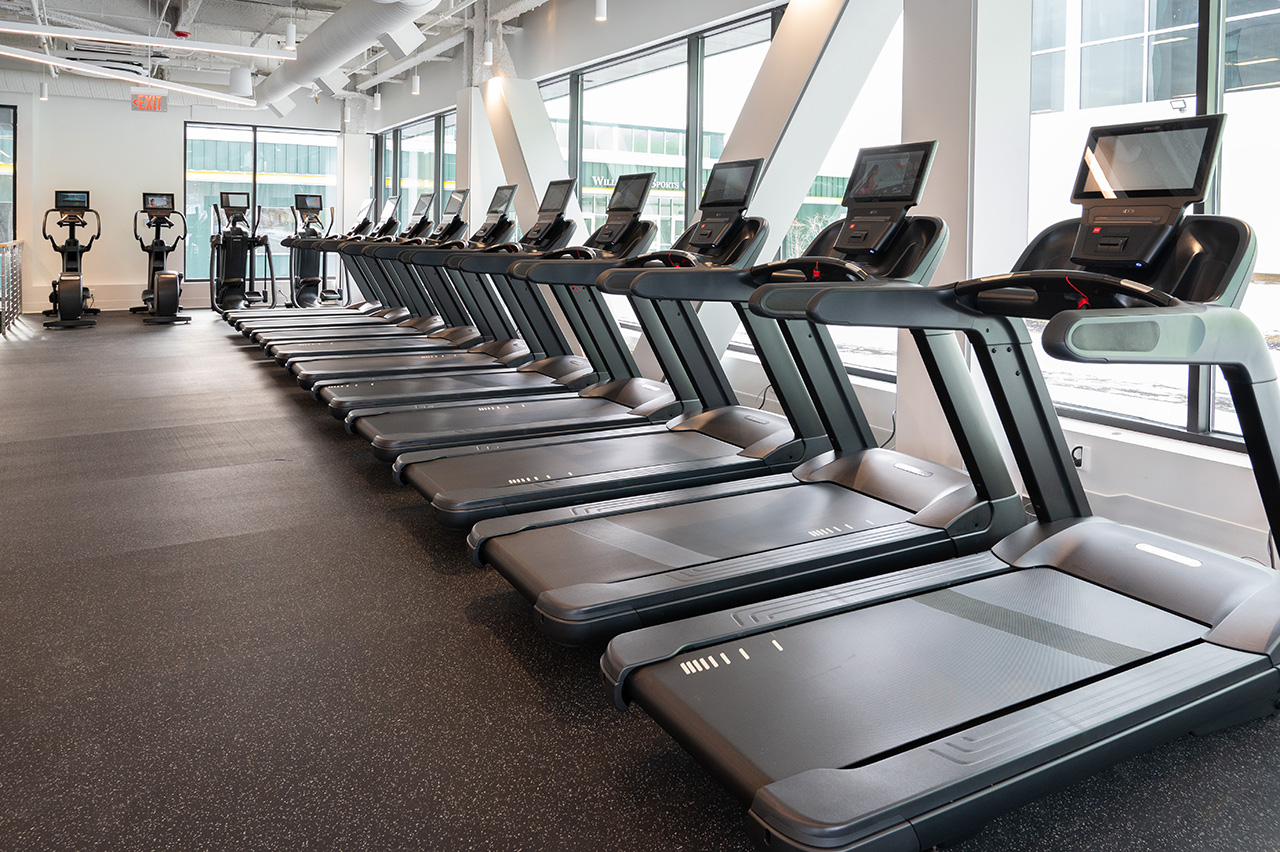 New cardio equipment available to all Skidmore community members in McCaffery-Wagman Tennis and Wellness Center