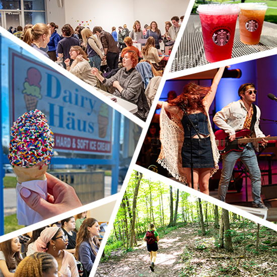 Collage+of+students+enjoying+campus+life+through+events%2C+performances%2C+outdoor+activities%2C+volunteering%2C+dining%2C+and+social+gatherings.