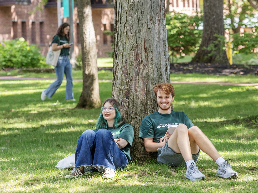 New students taking a break 