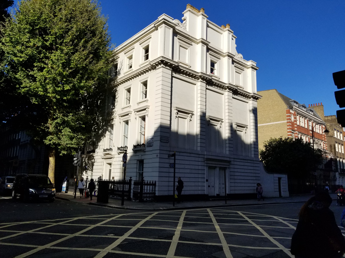 Exterior of IES Abroad London Center in Bloomsbury, London