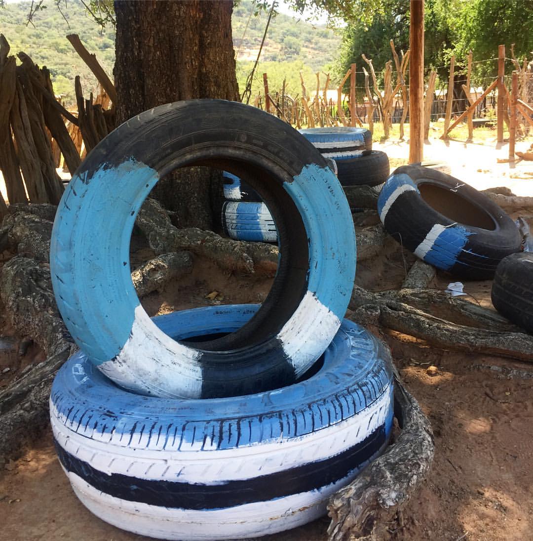 Botswana Flag Tires