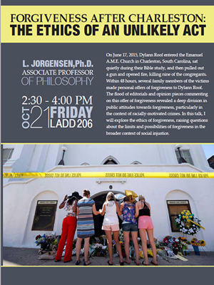 Forgiveness After Charleston: The Ethics of an unlikely act