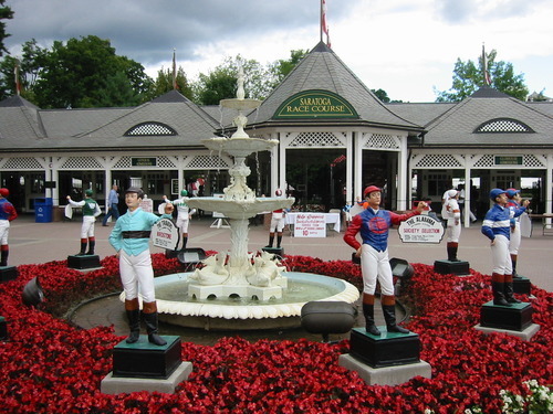 track entrance