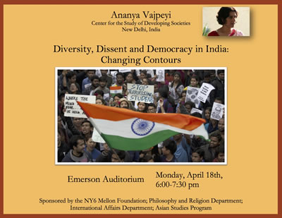 Ananya Vajpeyi lecture