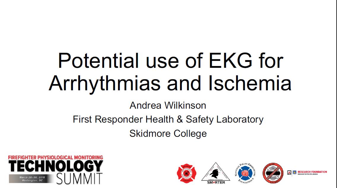 Potential use of EKG for Arrhythmias and Ischemia