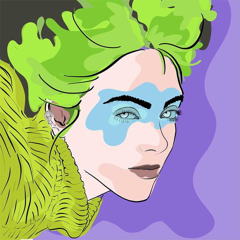 Billie Eilish in Color