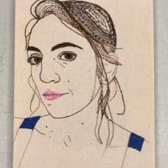 Self Portrait in Cotton