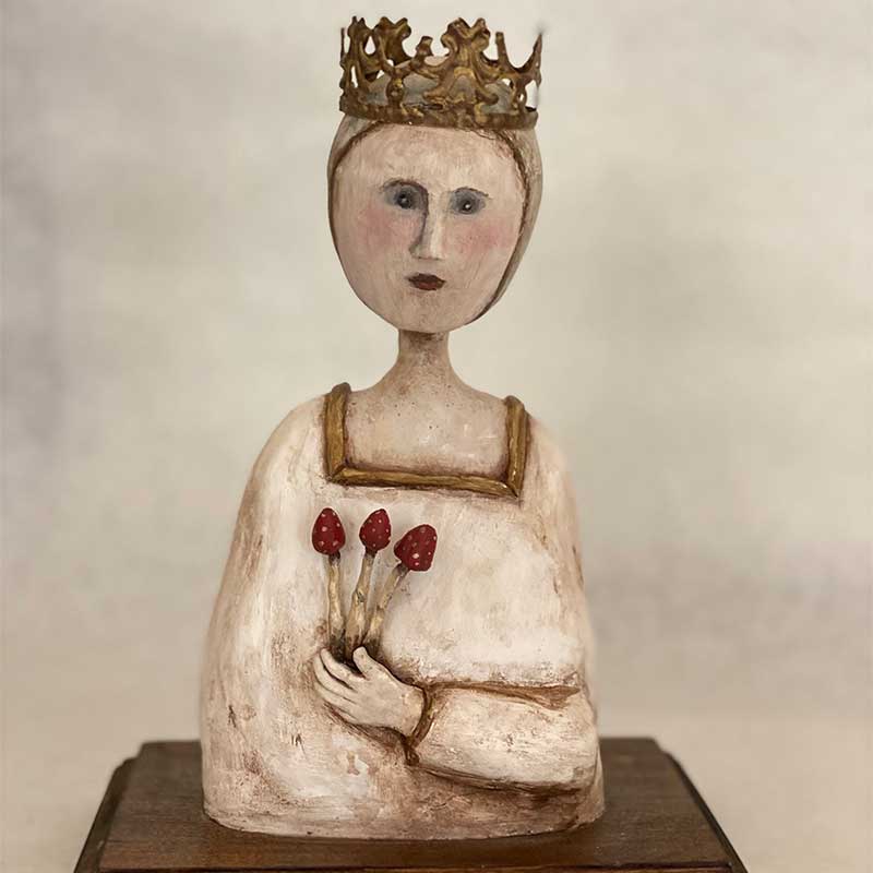 Saint with Toadstools