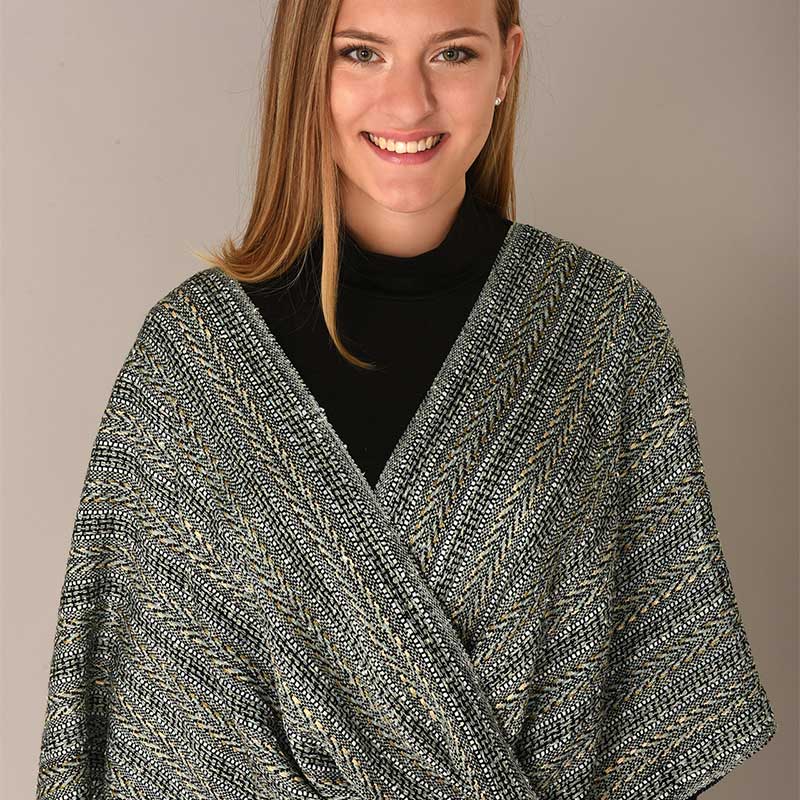 Drape Shawl in Boucle