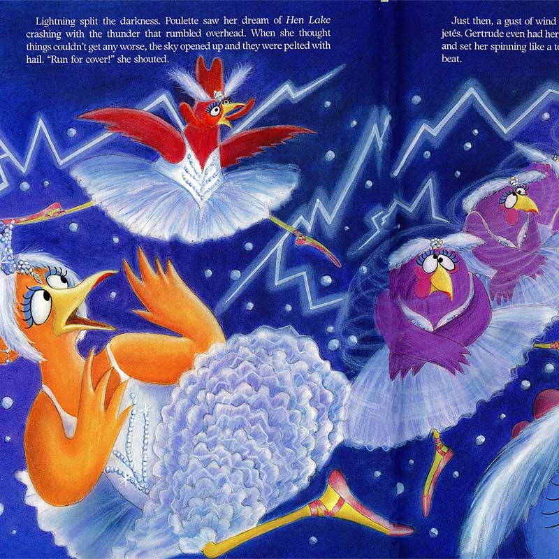 Hen Lake Book Illustration