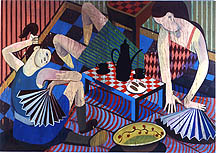 Big Fan, 2006, oil on canvas, 79 x 110 inches