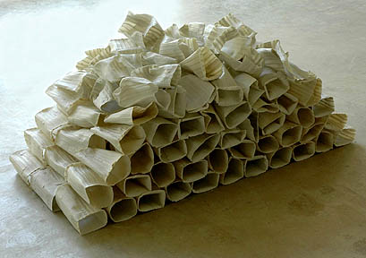 Abigail Murray ('96), Bricks, 2003, porcelain, 60 x 26 x 25 inches