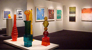 Schick Art Gallery Faculty Exhibition installation 2007